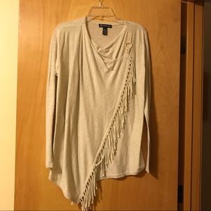 Tunic top with fringe